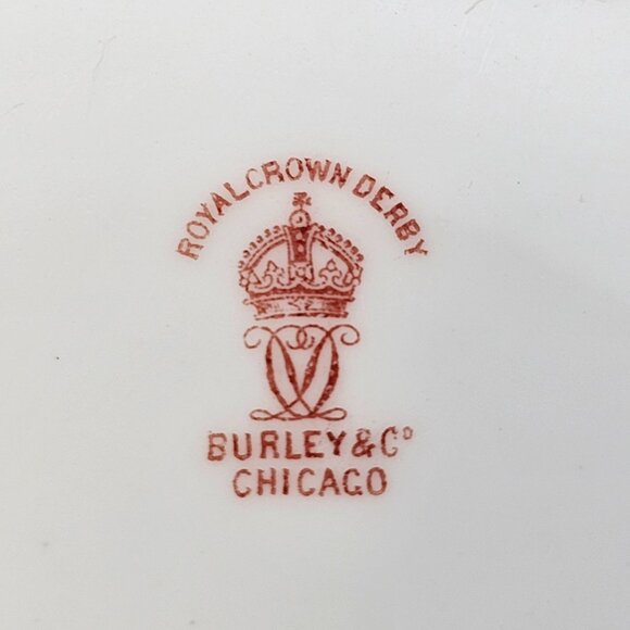 Royal Crown Derby Porcelain Landscape Plate Edwin Trowell Windsor Castle 1880s - Picture 7 of 10